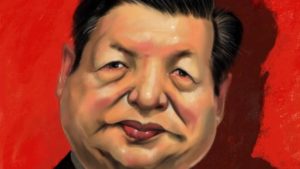 Cartoon of Xi Jin Ping